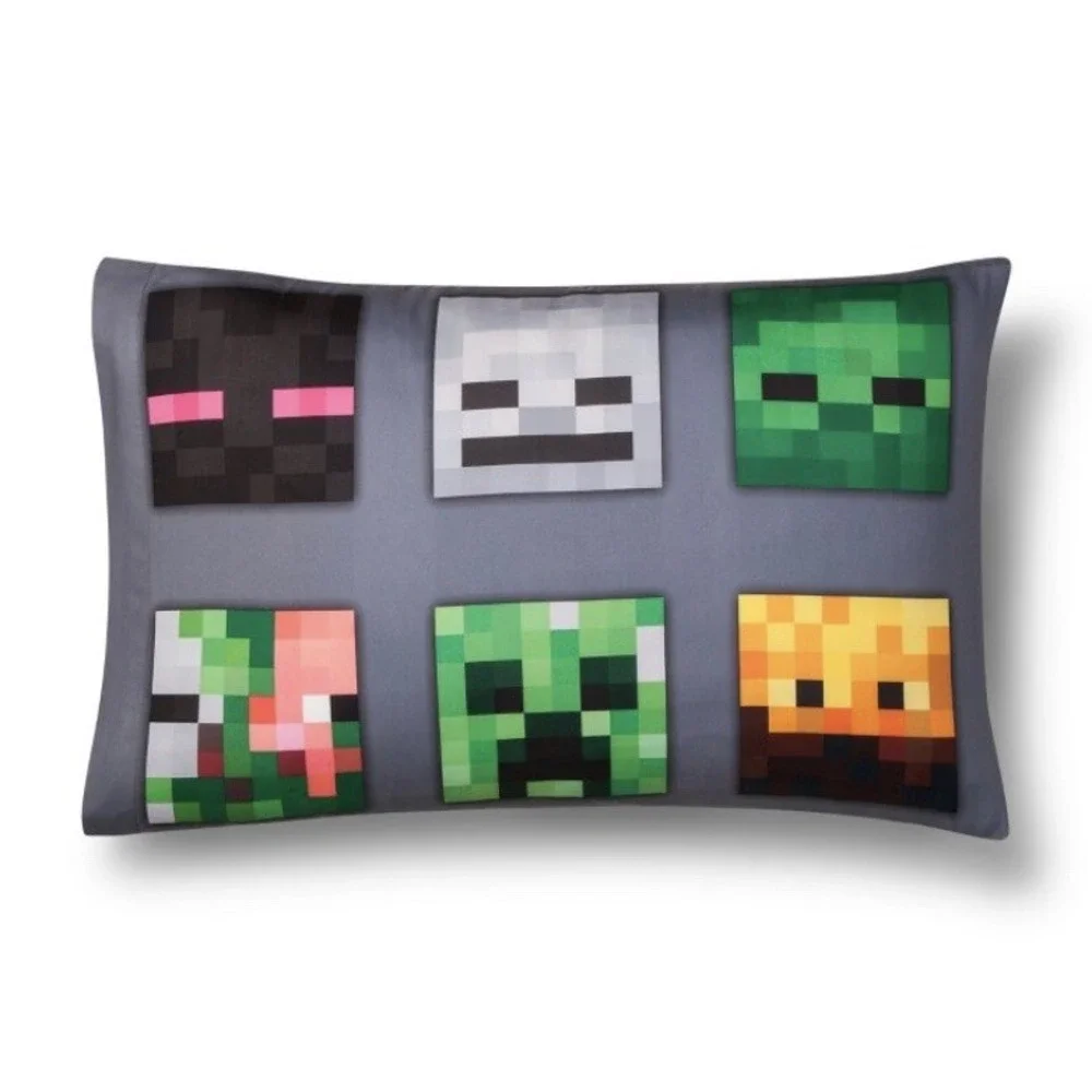 MINECRAFT Comforter Sheet Set 6PC FULL DOUBLE GAMER KIDS‎ TEENS NIP